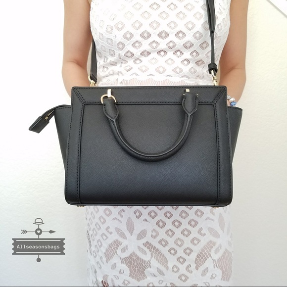 Michael Kors Tina Small messenger satchel black - Picture 3 of 8